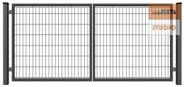 Brama wypełniona panelem - antracyt , brązowa , czarna , srebrna , zielona - 3,00 m