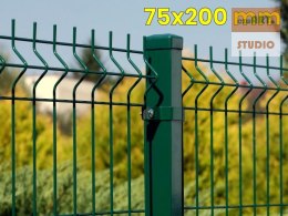 Panele ogrodzeniowe 250cm/103cm/4mm - 75x200mm - antracyt , brązowe , czarne , srebrne , zielone