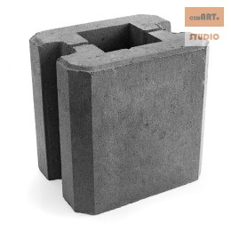Pustak betonowy - Przelotowy 25 cm