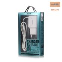 ADAPT SIEC 2xUSB REMAX WHITE RP-U22 PRO + KABEL LIGHTNING 2.4 A