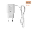 ADAPT SIEC 2xUSB REMAX WHITE RP-U22 PRO + KABEL TYPE-C 2.4 A