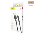 KABEL BASEUS KEVLAR LIGHTNING GRAY/BLACK 1.5A, 2M // CAFULE