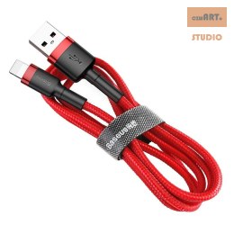 KABEL BASEUS KEVLAR LIGHTNING RED/RED 1.5A, 2M // CAFULE