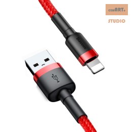 KABEL BASEUS KEVLAR LIGHTNING RED/RED 1.5A, 2M // CAFULE