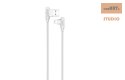 KABEL MX CORNER FAST CHARGE LIGHTNING 2.4A / 1m, WHITE / BIAŁY, KĄTOWY