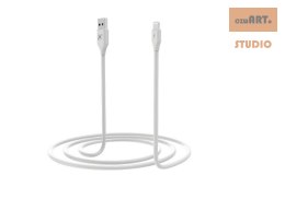 KABEL MX SET 2.4A / LIGHTNING / 1m WHITE / BIAŁY