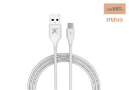 KABEL MX SET 2.4A / TYPE-C / 1m WHITE / BIAŁY