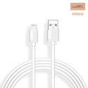 KABEL T-PHOX NETS LIGHTNING WHITE 2.4A ; PVC ; 1,2M