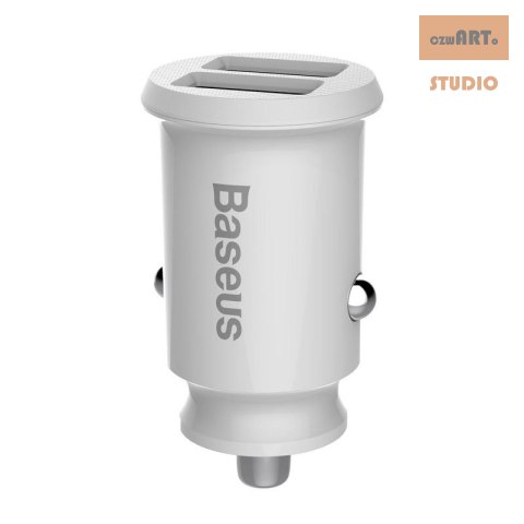 ŁAD SAM BASEUS GRAIN CAR CHARGER WHITE