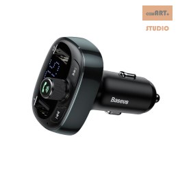 ŁAD SAM BASEUS + TRANSMITER FM T-TYPE z MP3, BLACK