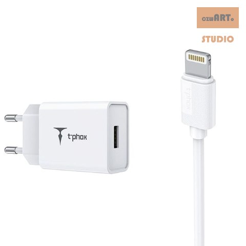 ŁAD SIEC T-PHOX MINI-EU LIGHTNING WHITE 1.2M 2.4A