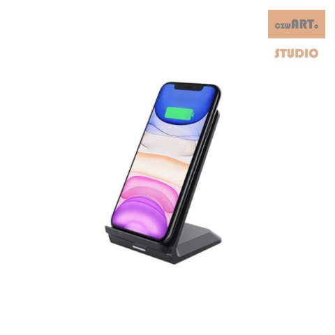 NILLKIN WIRELESS CHARGING STAND PRO Fast Charge 15W, BLACK/CZARNY