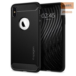 SPIGEN RUGGED ARMOR iPHONE X/XS MATT BLACK