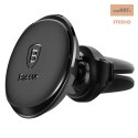 UCHWYT BASEUS SMALL EARS MAGNETYCZNY KRATKA, Z KLIPSEM NA KABEL, BLACK