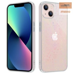 MX HOLO HEART IPHONE 11 CLEAR / PRZEŹROCZYSTY