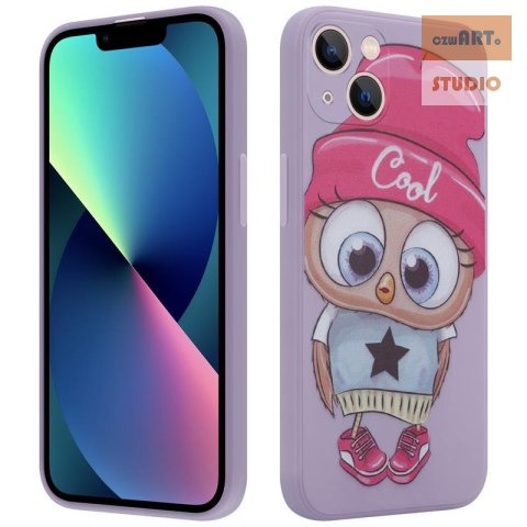 MX OWL COOL SAMSUNG S21 FE 5G PURPLE / FIOLETOWY