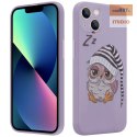 MX OWL SLEEPY SAMSUNG S21 FE 5G PURPLE / FIOLETOWY