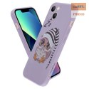 MX OWL SLEEPY SAMSUNG S21 FE 5G PURPLE / FIOLETOWY