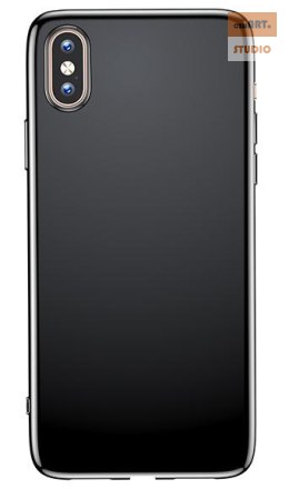 ETUI T-PHOX SHINY IPHONE Xs MAX BLACK