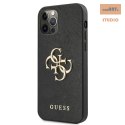 GUESS IPHONE 12 PRO MAX SAFFIANO GUHCP12LSA4GGBK BLACK/CZARNY