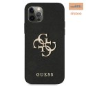 GUESS IPHONE 12 PRO MAX SAFFIANO GUHCP12LSA4GGBK BLACK/CZARNY