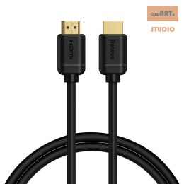 KABEL BASEUS HDMI 2.0, 4K 30Hz 3D, HDR 18Gps 1M BLACK