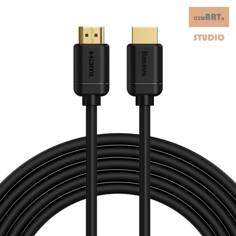 KABEL BASEUS HDMI 2.0, 4K 30Hz 3D, HDR 18Gps 5M BLACK