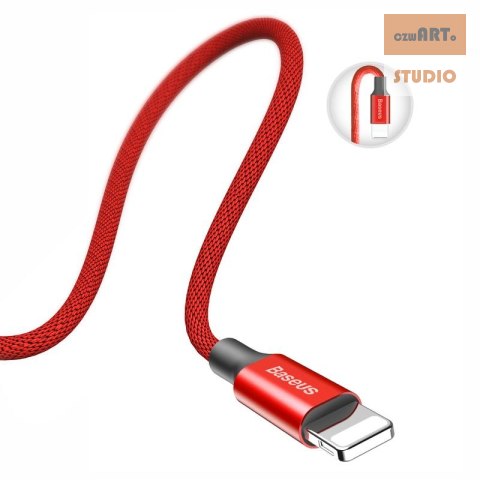 KABEL BASEUS YIVEN LIGHTNING RED 1.8M KABEL BASEUS YIVEN LIGHTNING RED 1.8M