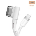 KABEL BASEUS ZINC MAGNETIC KĄTOWY 60W USB-C DO MACBOOK 2M WHITE