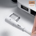 KABEL BASEUS ZINC MAGNETIC KĄTOWY 60W USB-C DO MACBOOK 2M WHITE