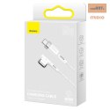 KABEL BASEUS ZINC MAGNETIC KĄTOWY 60W USB-C DO MACBOOK 2M WHITE