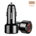 ŁAD SAM BASEUS MAGIC DUAL QC BLACK 2 * USB QC 3.0, 45W