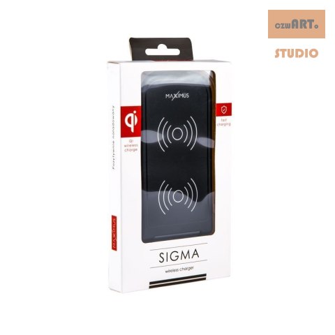 Ład. indukcyjna MX SIGMA fast charge 10W STAND, ładowanie w 2 płaszczyznach Ład. indukcyjna MX SIGMA fast charge 10W STAND, ładowanie w 2 płaszczyznach