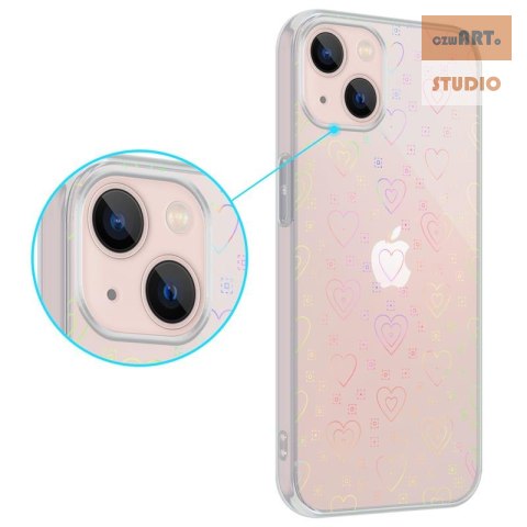 MX HOLO HEART IPHONE 12 PRO MAX CLEAR / PRZEŹROCZYSTY MX HOLO HEART IPHONE 12 PRO MAX CLEAR / PRZEŹROCZYSTY