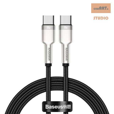 KABEL BASEUS CAFULE TYPE-C TO TYPE-C 100W 1M BLACK