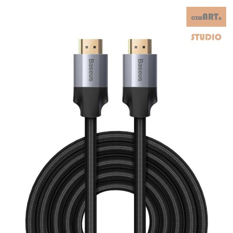 KABEL BASEUS ENJOYMENT HDMI-HDMI 5M 4K/3D BLACK/GREY