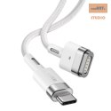 KABEL BASEUS ZINC MAGNETIC USB-C DO MACBOOK 60W 2M WHITE