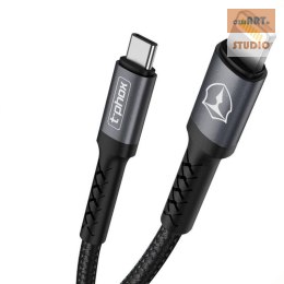 KABEL T-PHOX APACE TYPE-C TO LIGHTNING BLACK 1M 3A PD 18W