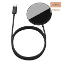 ŁAD INDUKCYJNA BASEUS SIMPLE MINI 15W MAGSAFE + KABEL TYPE-C 1.5M BLACK