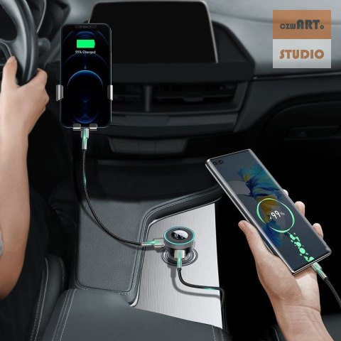 ŁAD SAM BASEUS + TRANSMITER FM ENJOY CAR BT 5.0 - MICRO SD - AUX ŁAD SAM BASEUS + TRANSMITER FM ENJOY CAR BT 5.0 - MICRO SD - AUX