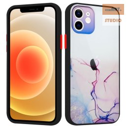 MX AQUARELLE IPHONE XS MAX FIOLETOWO-RÓŻOWY / PURPLE-PINK