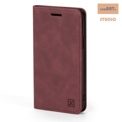 WALLET MX VIP SAMSUNG A21S MAGNETIC, RED / CZERWONY