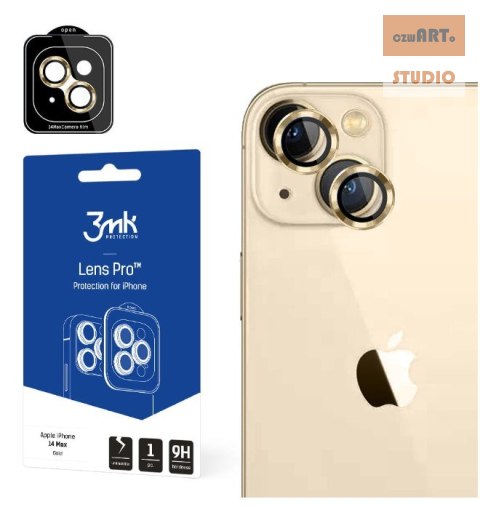 3MK LENS PROTECTION PRO IPHONE 14 MAX GOLD