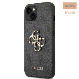 GUESS IPHONE 14 BIG METAL LOGO GUHCP14S4GMGGR SZARY/GREY