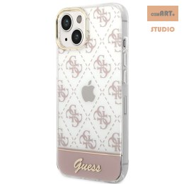 GUESS IPHONE 14 PATTERN SCRIPT GUHCP14SHG4MHP RÓŻOWY/PINK