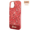 GUESS IPHONE 14 PLUS BANDANA PAISLEY GUHCP14MHGBNHR CZERWONY/RED