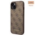 GUESS IPHONE 14 PLUS GOLD LOGO GUHCP14MG4GFBR BRĄZOWY/BROWN