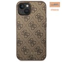 GUESS IPHONE 14 PLUS GOLD LOGO GUHCP14MG4GFBR BRĄZOWY/BROWN