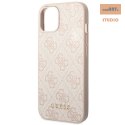 GUESS IPHONE 14 PLUS GOLD LOGO GUHCP14MG4GFPI RÓŻOWY/PINK