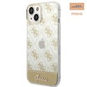 GUESS IPHONE 14 PLUS PATTERN SCRIPT GUHCP14MHG4MHG ZŁOTY/GOLD